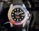 Top Replica Rolex Submariner Watch Rainbow Bezel Blue Rubber Strap (2)_th.jpg